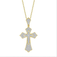 Thumbnail for LADIES PENDANT 1/2 CT ROUND DIAMOND 10K YELLOW GOLD