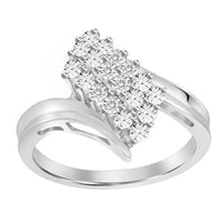 Thumbnail for LADIES RING 1/20 CT ROUND DIAMOND SILVER