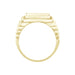 MEN'S RING 1/4 CT ROUND DIAMOND 10K YELLOW GOLD