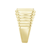Thumbnail for MEN'S RING 1/4 CT ROUND DIAMOND 10K YELLOW GOLD