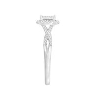 Thumbnail for LADIES BRIDAL RING SET 1/4 CT ROUND DIAMOND 10K WHITE GOLD