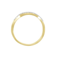 Thumbnail for LADIES BRIDAL RING SET 1/4 CT ROUND DIAMOND 10K YELLOW GOLD