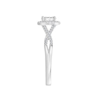 Thumbnail for LADIES BRIDAL RING SET 1/4 CT ROUND DIAMOND 10K WHITE GOLD
