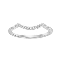 Thumbnail for LADIES BRIDAL RING SET 1/4 CT ROUND DIAMOND 10K WHITE GOLD