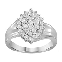 Thumbnail for LADIES RING 1/20 CT ROUND DIAMOND SILVER
