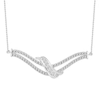Thumbnail for LADIES PENDANT 1/2 CT ROUND DIAMOND 10K WHITE GOLD