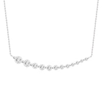 Thumbnail for LADIES PENDANT WITH CHAIN 1/4 CT ROUND DIAMOND 10K WHITE GOLD