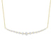 LADIES PENDANT WITH CHAIN 10K YELLOW GOLD 1/4 CT ROUND DIAMOND