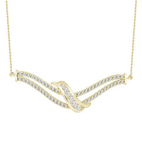 Thumbnail for LADIES PENDANT 1/2 CT ROUND DIAMOND 10K YELLOW GOLD