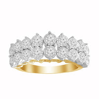 Thumbnail for LADIES BAND1 CT ROUND DIAMOND 10K YELLOW GOLD