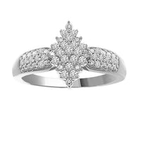 Thumbnail for LADIES RING 1/5 CT ROUND DIAMOND 10K WHITE GOLD