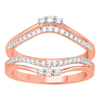 Thumbnail for LADIES RING 1/3 CT ROUND DIAMOND 14K ROSE GOLD