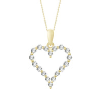Thumbnail for LADIES PENDANT 3/4 CT ROUND DIAMOND 10K YELLOW GOLD