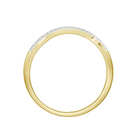 Thumbnail for LADIES BRIDAL RING SET 1/4 CT ROUND DIAMOND 10K YELLOW GOLD