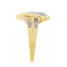 LADIES RING 1/10 CT ROUND DIAMOND 10K YELLOW GOLD