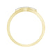 MEN'S RING 0.03 CT ROUND DIAMOND 10K YELLOW GOLD