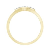Thumbnail for MEN'S RING 0.03 CT ROUND DIAMOND 10K YELLOW GOLD