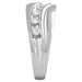 MEN'S BAND 5/8 CT ROUND DIAMOND 10K WHITE GOLD