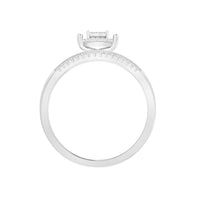 Thumbnail for LADIES BRIDAL RING SET 1/5 CTS ROUND/PRINCESS DIAMOND 10KT WHITE GOLD