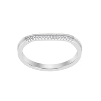 Thumbnail for LADIES BRIDAL RING SET 1/5 CTS ROUND/PRINCESS DIAMOND 10KT WHITE GOLD
