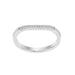 LADIES BRIDAL RING SET 1/5 CTS ROUND/PRINCESS DIAMOND 10KT WHITE GOLD