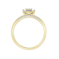Thumbnail for LADIES BRIDAL RING SET 1/5 CTS ROUND/PC DIAMOND 10KT YELLOW GOLD