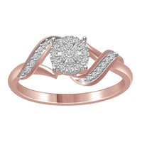 Thumbnail for LADIES RING 1/5 CT  ROUND DIAMOND 10K ROSE GOLD