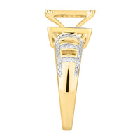Thumbnail for LADIES RING 1/2 CT ROUND DIAMOND 10K YELLOW GOLD