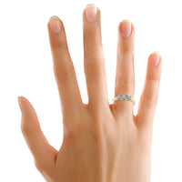 Thumbnail for LADIES RING 1/4 CT ROUND DIAMOND 10K YELLOW GOLD