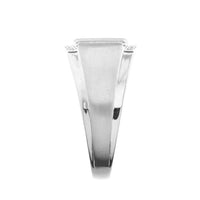 Thumbnail for MEN'S RING 1/2 CT ROUND DIAMOND 10K WHITE GOLD