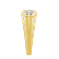 Thumbnail for MEN'S RING 1/4 CT ROUND DIAMOND 10K YELLOW GOLD