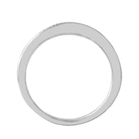Thumbnail for LADIES BRIDAL RING SET 1/10 CT ROUND DIAMOND SILVER
