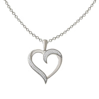 Thumbnail for LADIES PENDANT 1/10 CT ROUND DIAMOND 10K WHITE GOLD