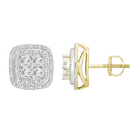 Thumbnail for MEN'S EARRING 1/3 CT ROUND DIAMOND 10K YELLOW GOLD