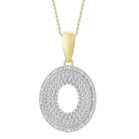 Thumbnail for MEN'S PENDANT 3/8 CT ROUND DIAMOND 10K YELLOW GOLD