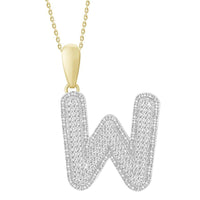 Thumbnail for MEN'S PENDANT 3/8 CT ROUND DIAMOND 10K YELLOW GOLD