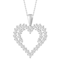 Thumbnail for LADIES PENDANT 1/2 CT ROUND DIAMOND 10K WHITE GOLD