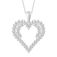 Thumbnail for LADIES PENDANT 3/4 CT ROUND DIAMOND 10K WHITE GOLD