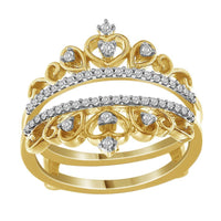 Thumbnail for LADIES RING 1/4 CT ROUND DIAMOND 14K YELLOW GOLD