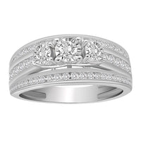 Thumbnail for LADIES RING 3/4 CT ROUND 14K WHITE GOLD