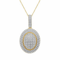 Thumbnail for LADIES PENDANT 1/4 CT ROUND DIAMOND 10K YELLOW GOLD