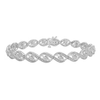 Thumbnail for LADIES BRACELET 1/4 CT ROUND DIAMOND SILVER
