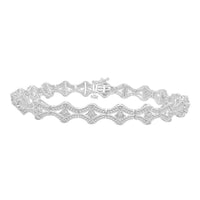 Thumbnail for LADIES BRACELET 1/4 CT ROUND DIAMOND SILVER
