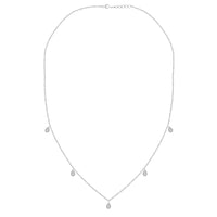 Thumbnail for LADIES NECKLACE 1/4 CT ROUND DIAMOND 10K WHITE GOLD