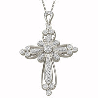 Thumbnail for LADIES PENDANT 1/4 CT ROUND DIAMOND 10K WHITE GOLD