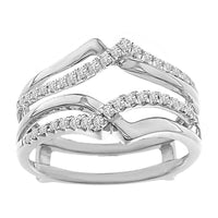 Thumbnail for LADIES ENHANCER WRAPS 1/4 CT ROUND DIAMOND 14K WHITE GOLD