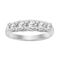 Thumbnail for LADIES RING 1/2 CT ROUND DIAMOND 10K WHITE GOLD