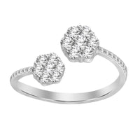 Thumbnail for LADIES RING 1/2 CT ROUND DIAMOND 14K WHITE GOLD