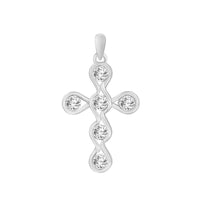 Thumbnail for LADIES PENDANT 1/5 CT ROUND DIAMOND 10K WHITE GOLD