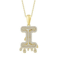 Thumbnail for MEN'S CHARM 1/3 CT ROUND DIAMOND 10K YELLOW GOLD